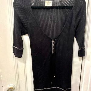 Guess sheer knit top